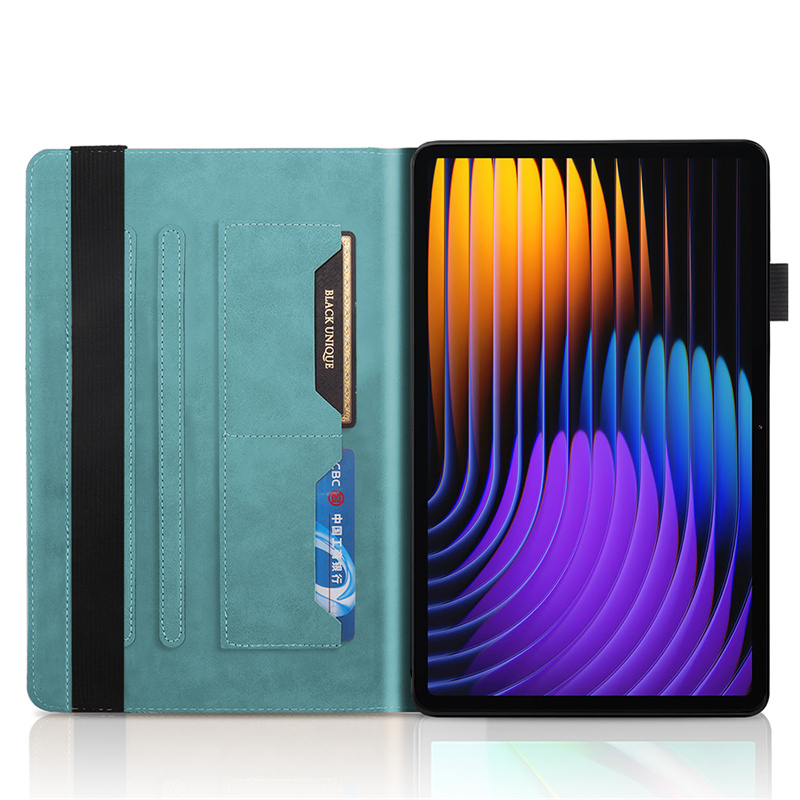Tablette Funda pour Xiaomi Pad 7 Pro étui 11.2 "en relief arbre Flip portefeuille support étui pour Xiaomi Pad 7 Mi Pad 7 Pro tablette couverture Coque