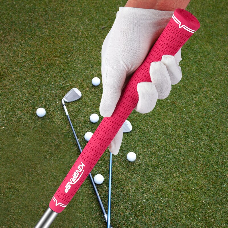 Standaard Golf Grips Rubber Golf Grips 5 Kleuren Golf Grip Club Putting Praktijk Golf Iron Grip Rubber Katoenen Draad Non-Slip Grip