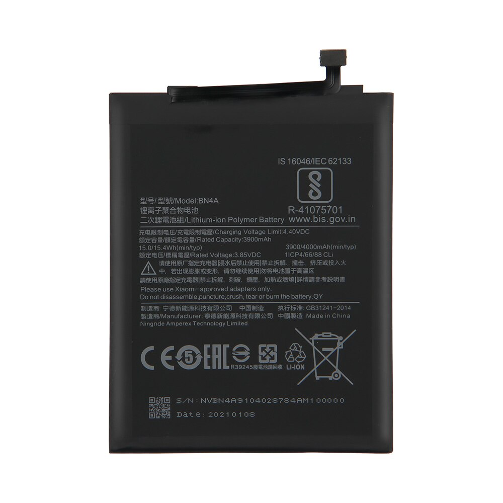BN4A Replacement Battery For Xiaomi Redmi Note7 Note 7 Pro M1901F7C M1901F7G M1901F7S 4000mAh Phone Battery