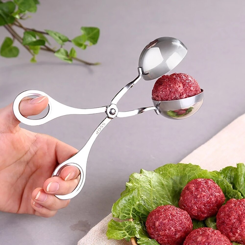 Cookie Tools Ball Maker Spoon Stainless Steel 304 Ice Cream Scoop set with Trigger