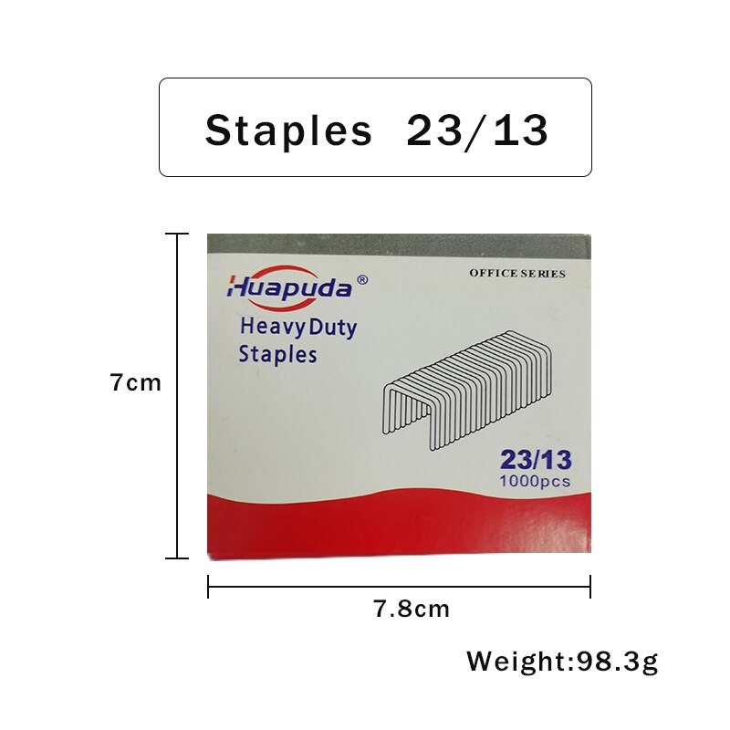 Huapuda 0100 &amp; 0240 Metal Heavy Duty Stapler Large Capacity Paper Binding/Stapling Stapler Office Manual Stapler/Staple/Nailer: Staples-23-13