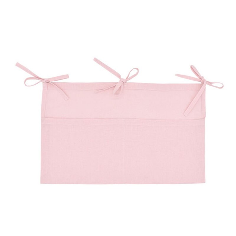 Baby Krippe Organizer Bett Hängen Lagerung Tasche Baby Lieferungen freundlicher Bett Organizer Hängen Windel Kleinkind Bettwäsche Pflege Taschen: rosa