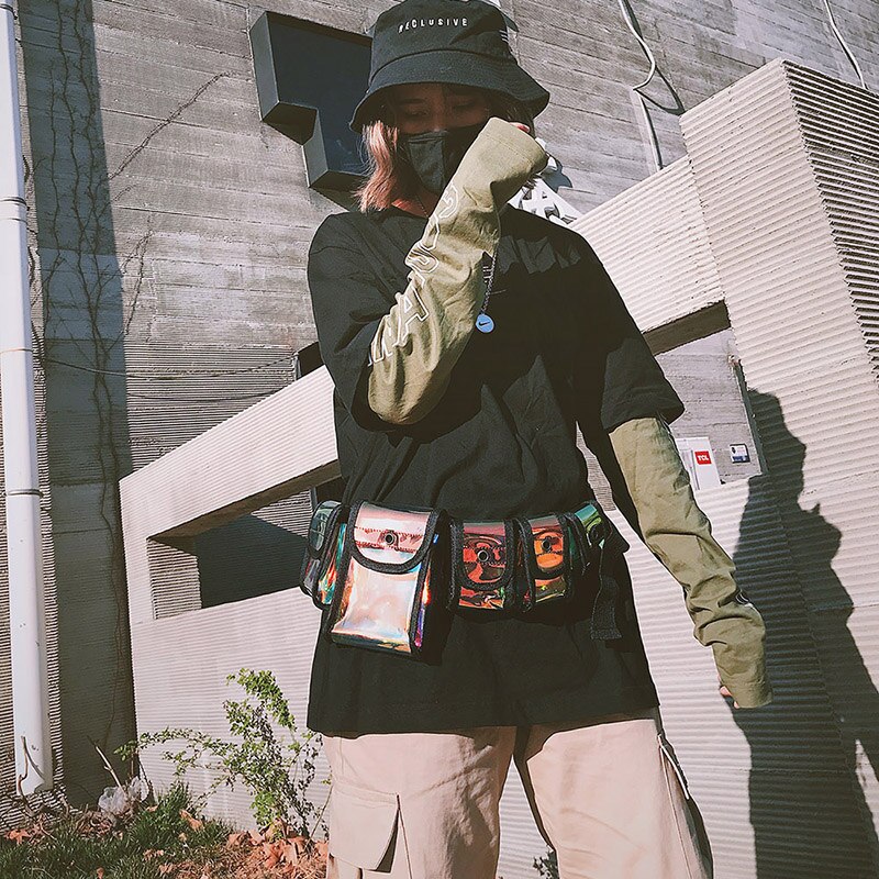 3 in 1 Frauen Gürtel Tasche PU Brust Tasche fanny Pack für Frauen lässig Umhängetasche frauen Geldbörse Taille Tasche