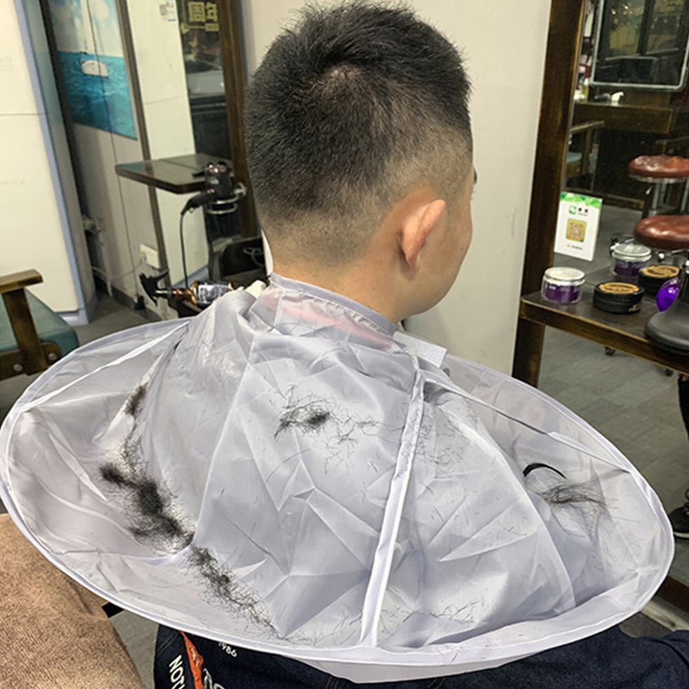 Hair Cutting Apron Shaving Beard Barber Aprons for Hairdresser Haircut Cloak Umbrella Cape Wrap Gown Cover Hair Collection