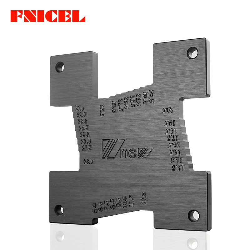 2Pcs High Precision Height Gauge 5-36.5mm Woodworking Router Table Electric Circular Saw Engraving Machine Measuring Tool Ruler