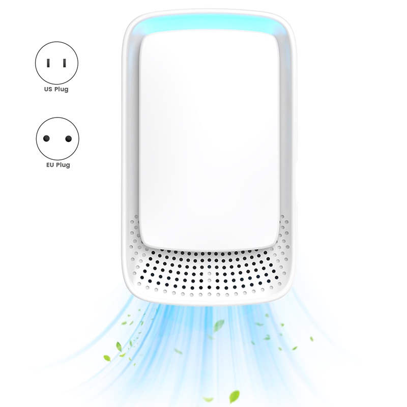 Ionizadores de aire A16F para el hogar, purificador de aire enchufable para el hogar, purificador de aire silencioso y portátil para dormitorio, cocina para mascotas y oficina
