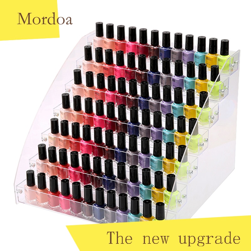 Mordoa Acryl Make-Up Doos Nagellak Organizer 234567 Layer Rack Sieraden Display Stand