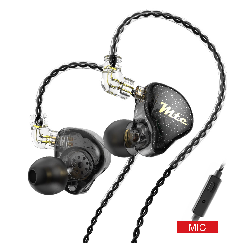 Auriculares dinámicos TRN MTE, auriculares deportivos de música HIFI, auriculares deportivos con cancelación de ruido Hea para TRN VXpro M10 MT1 V90 EDX Pro: Caqui