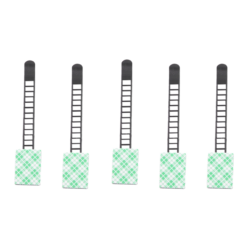 3X Adjustable Cable Holder Set Management, Cable Clips Of Cable Fixing Wire Holder With Adhesive Secured Backing