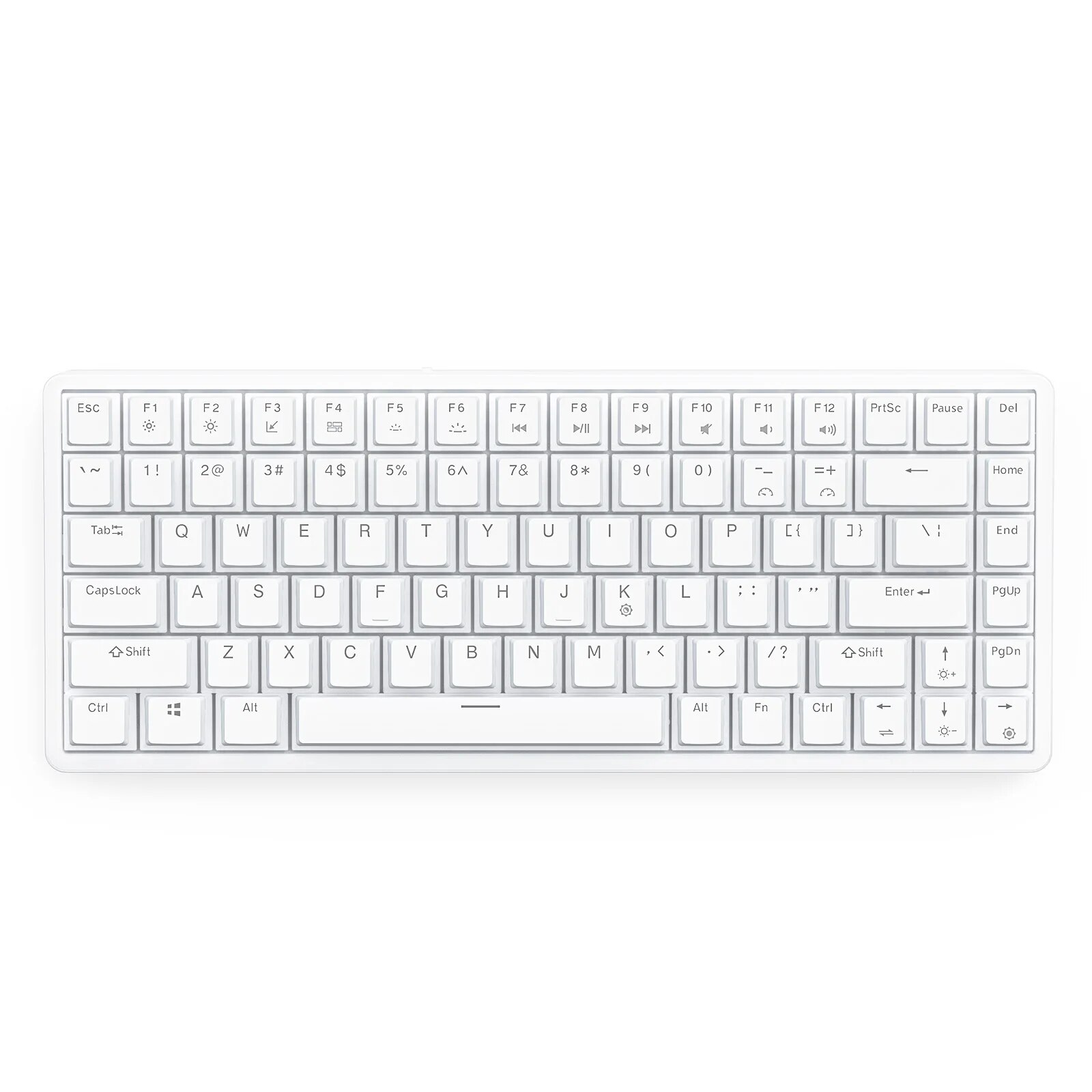 ONIKUMA profesjonalna mechaniczna klawiatura do gier przewodowa klawiatura USB z podświetleniem RGB matowe nakładki na klawisze 84 klawisze klawiatury do gier gra