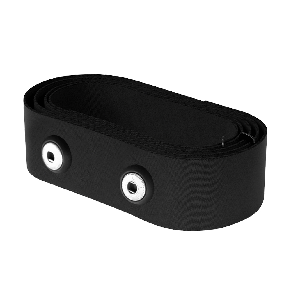 Pulsmåler Brystrem - Trådløs - Til Garmin, Wahoo, Bryton, XOSS - Udskiftningsrem: Gul