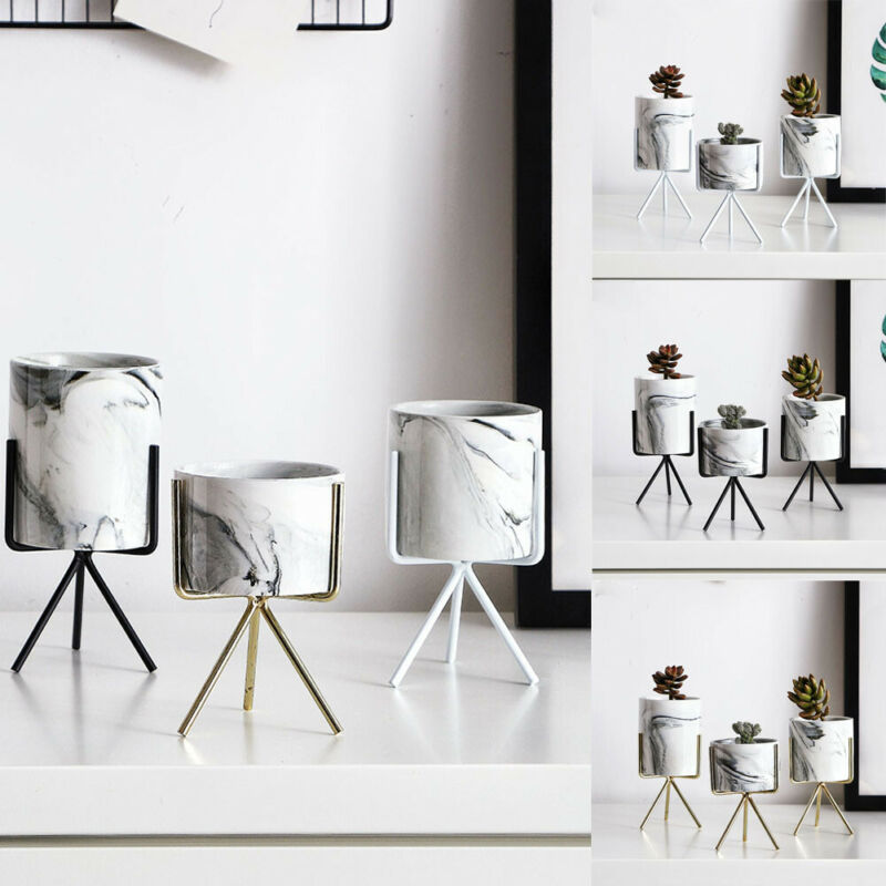 Planta de ferro vaso suporte casa decoração vasos flor plantador titular cerâmica vaso de flores prateleira rack