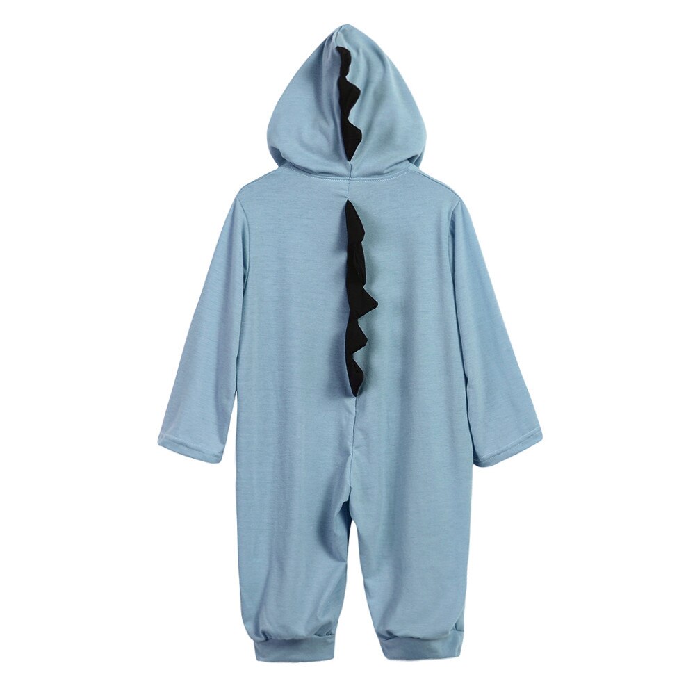 Pasgeboren Jumpsuit Baby Baby Jongen Meisje Dinosaurus Hooded Romper Jumpsuit Outfits Kleding Winter Warm Sets Pasgeboren Baby Kleding