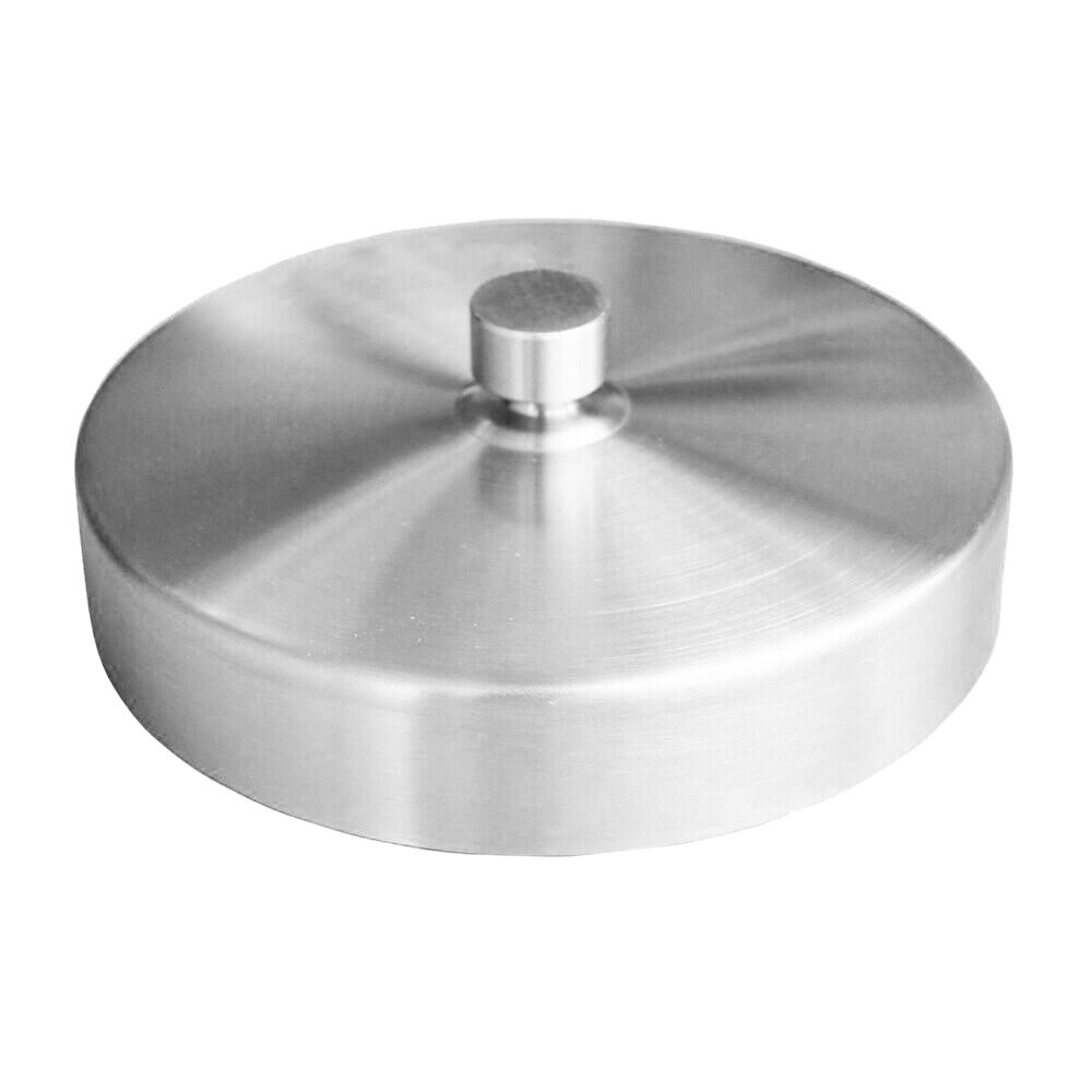 9.5*2cm rostfritt stål non-stick hamburgerpress hamburgerbiffmaskin manuell form silver