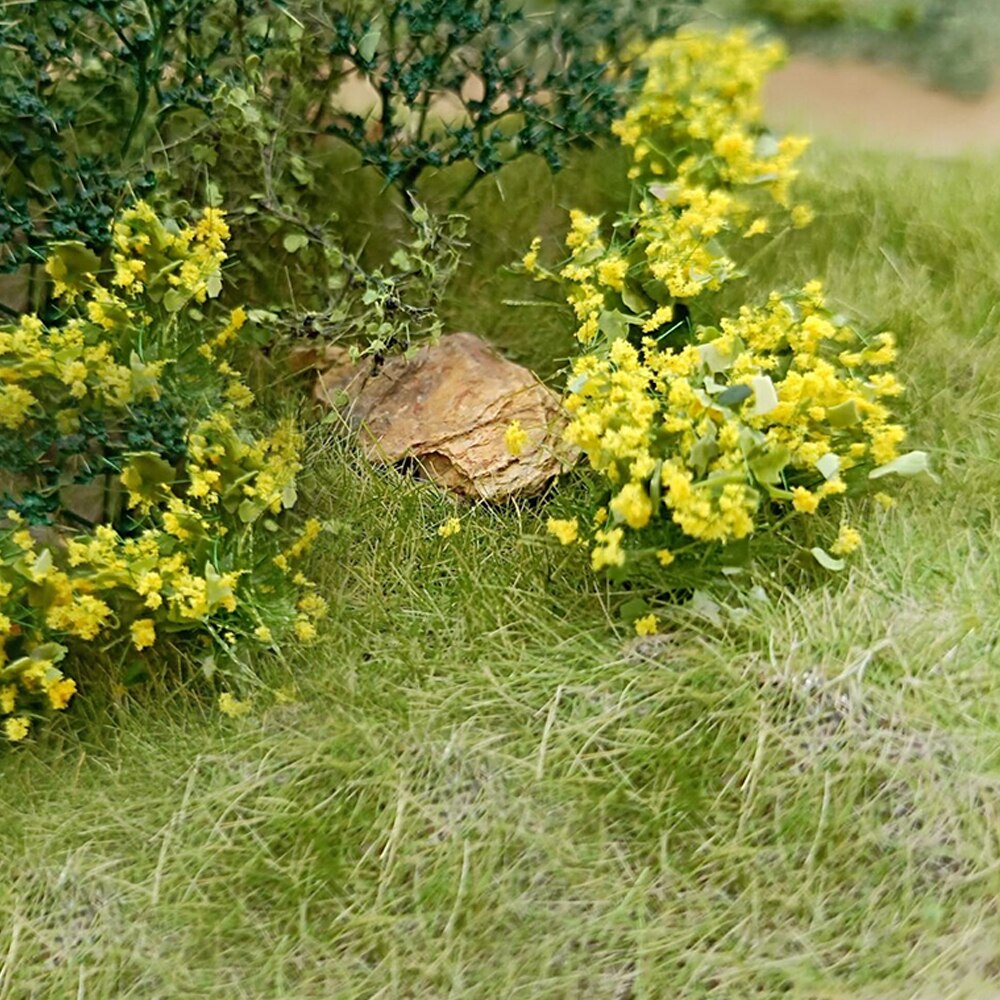 Modell scen terräng produktion simulering blomma vild ros blomma diy miniatyr landskap material