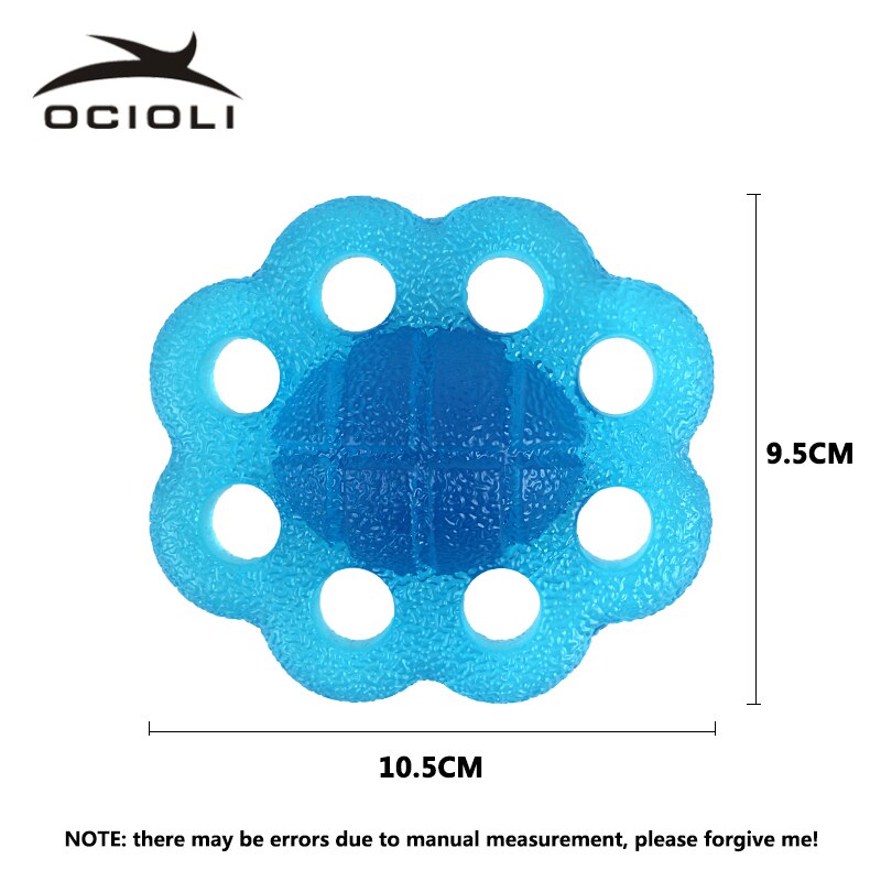 Gym Hand Grip Ball Silicone Finger Rehabilitation Training Arm Strengthener Resistensepow Carpal Expander Trainers Gripping Ring