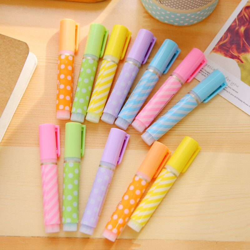 Rotuladores de colores pastel, bonitos puntos, marcadores promocional, , papelería