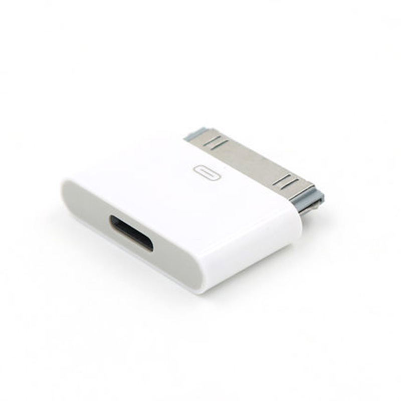 Convertisseur adaptateur 8 broches femelle à 30 broches mâle, pour iPhone 4 4S iPad 2 3 iPad Touch 3 4, pour chargeurs ou stations d'accueil