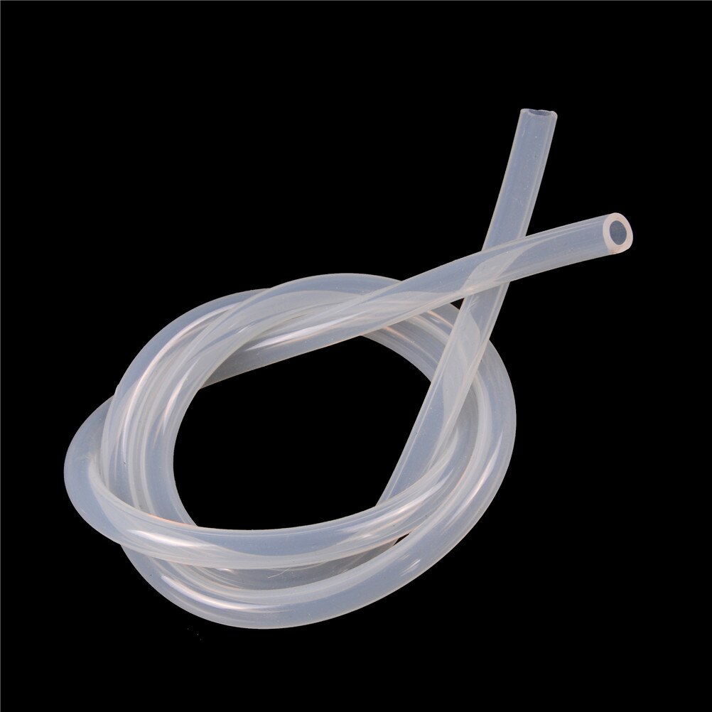 Tubo de tubo de silicona Flexible de grado alimenticio, transparente, 1 metro, 5-10mm de diámetro interior