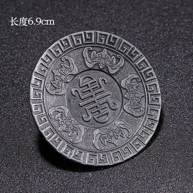 1Pc japonia metalowa podstawka ze stopu uchwyt na kubek spodek herbaty Potholder zestaw do herbaty Kung Fu ekologiczne ceremonia akcesoria Coaster 6.9Cm: O