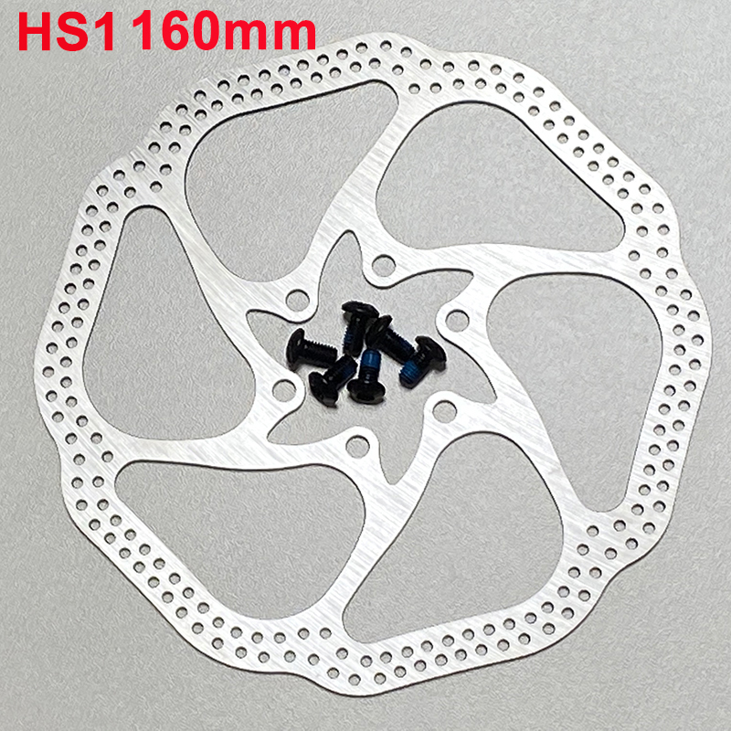 2Pcs G3 HS1 180Mm 160Mm 6 Inch Roestvrij Stell Rotor Schijfrem Voor Mtb Mountain Road Cruiser fiets Fietsonderdelen: HS1 160MM