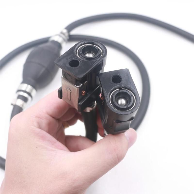 Universal 8mm gummi bränslepump bränsleledning slang utombordare båtmotor bensin tank kopplingar kit för bil bil båt utombordare