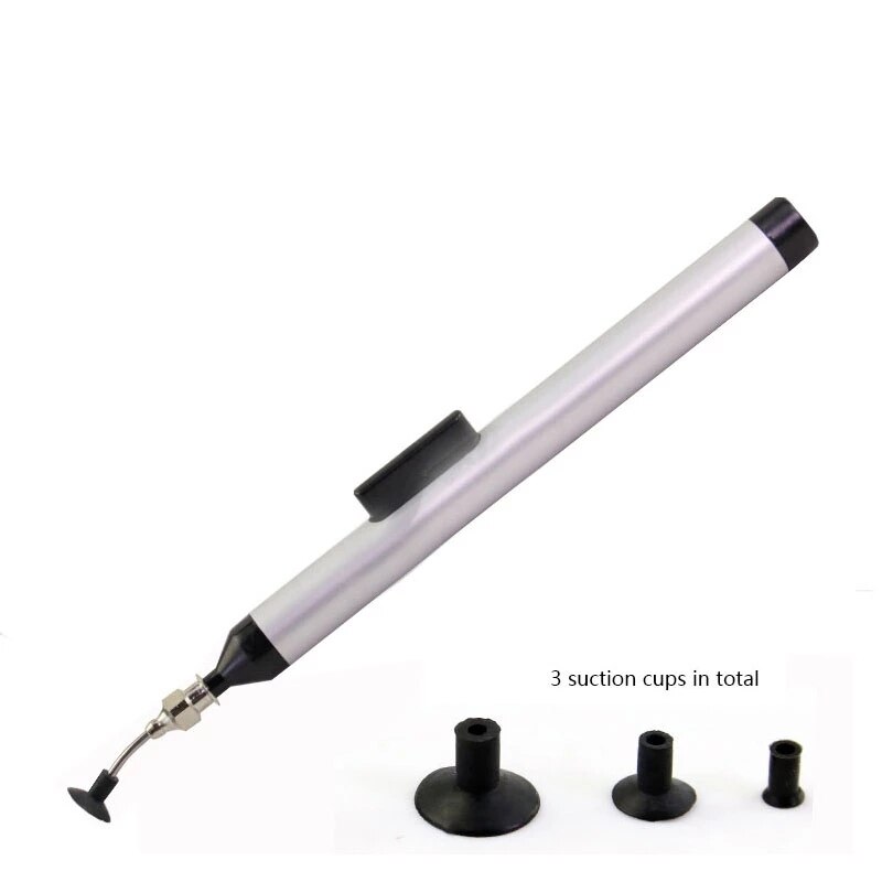 1pc ffq 939 ic smd pincet oppakgereedschap soldeer desoldeer met 3 zuigkoppen vacuüm zuigen zuigpen verwijderaar zuigpomp