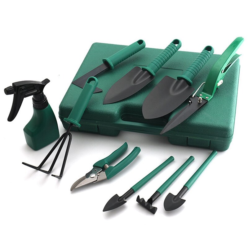 GTBL Gardening And Planting Tools, Flower Garden, Watering Bottle, Potted Plants, Pruning And Digging Shovel Ten-Piece Set