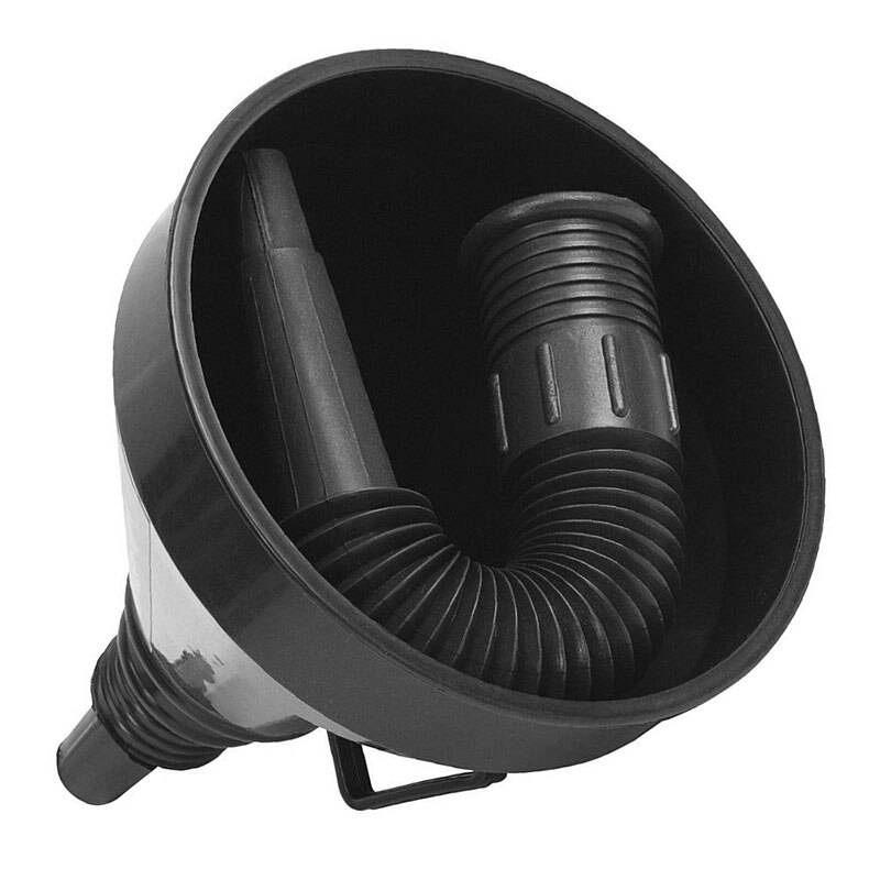 Entonnoir 2 en 1 en plastique, bec verseur pour huile, eau, carburant, essence, Diesel, essence,