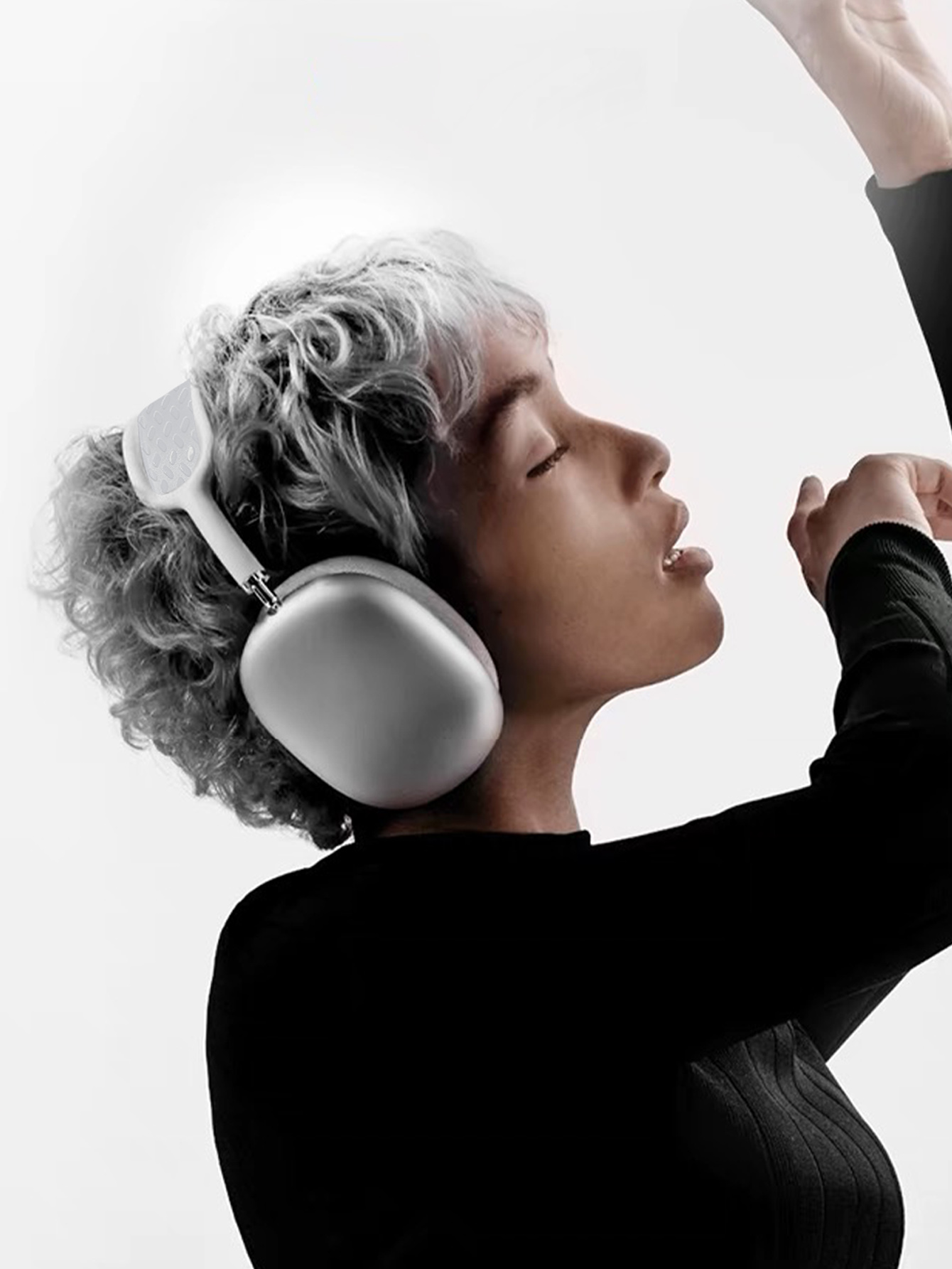 Headphone, ANC noise reduction, dual mode , chip 5.4, stereo surround sound, button control, long endurance headphone
