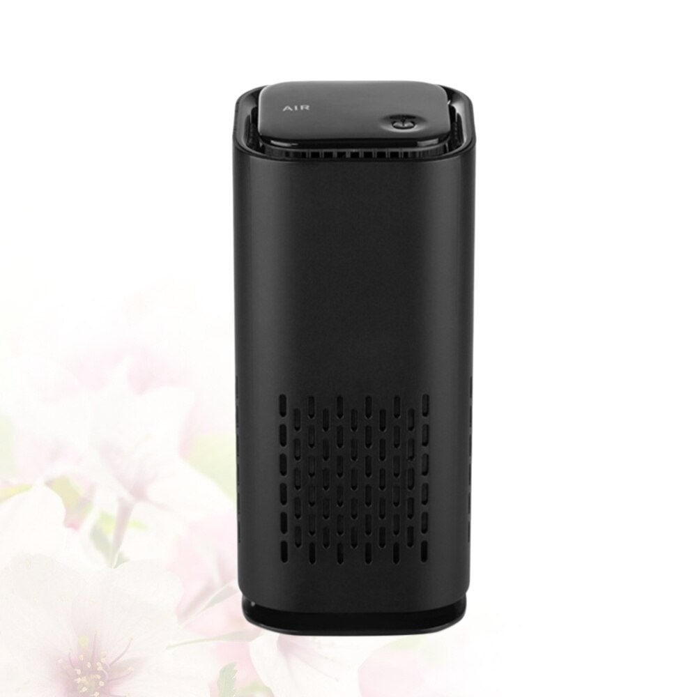 Car Air Purifier USB Charging Air Cleaner Formaldehyde Removal Device Black: Black