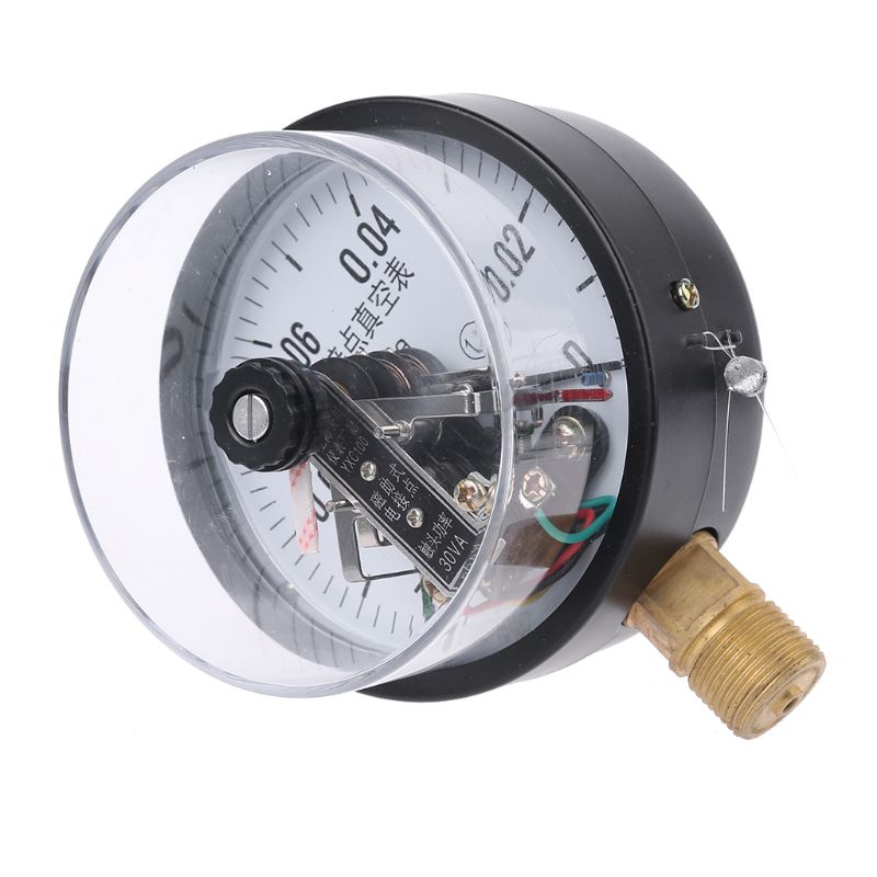 YXC-100 4'' -0.1MPa 30VA Electric Contact Vacuum Pressure Gauge Water Pump Pressure Magnetic Assistant Control Equipment R9JF