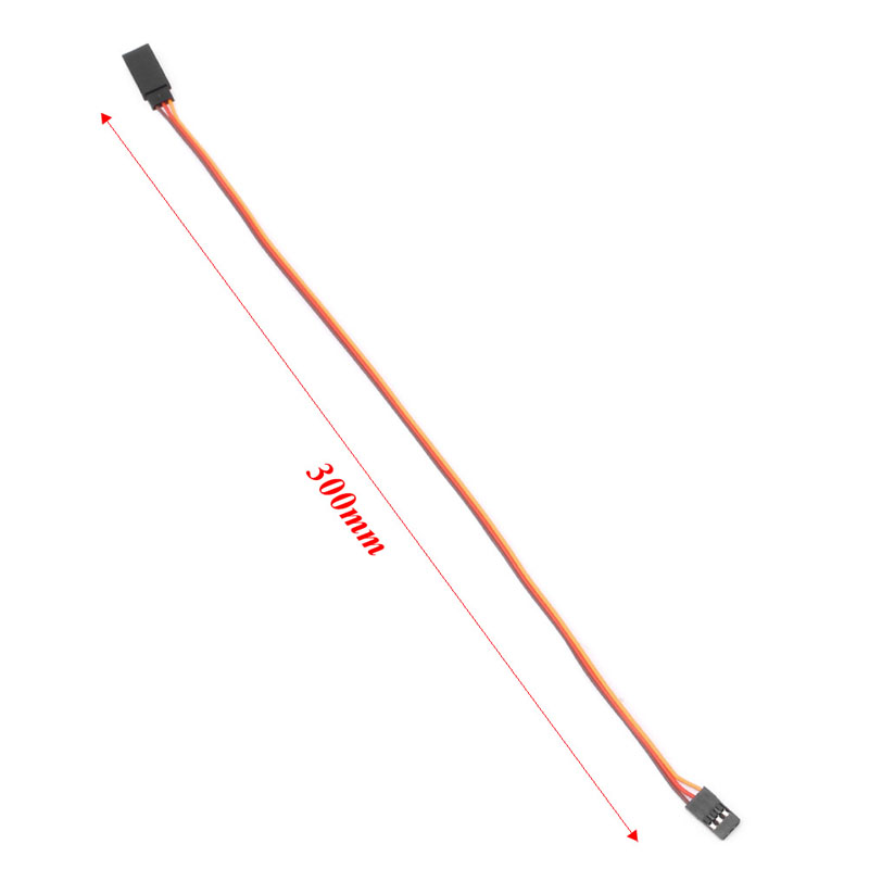 Rallonge de câble Servo femelle à mâle, connecteur de fil JR pour voiture RC, avion, hélicoptère, 3 broches, 100mm, 150mm, 200mm, 300mm, 500mm, 10 pièces, 50 pièces