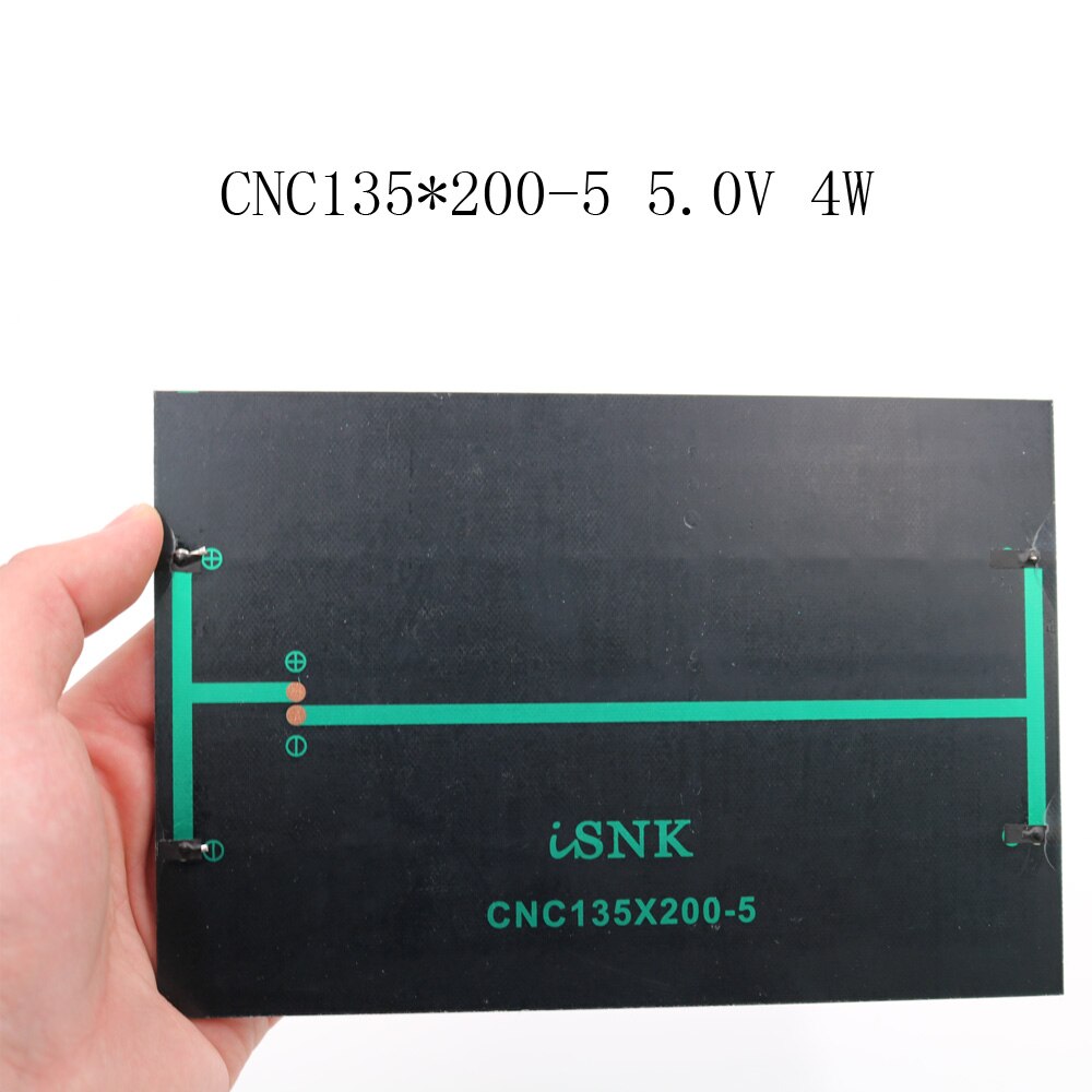 Solar panel 5V 4W portable DIY component panel system for solar light battery toy phone charger PET laminated solar panel