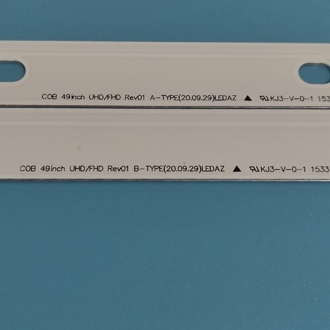 8 unids/set tira de LED para iluminación trasera para L.G 49UH610V 49UH603V 49UH601V 49UH620V 49UH6100 49UH61_UHD_A B HC490DGN-SLNX5-514X