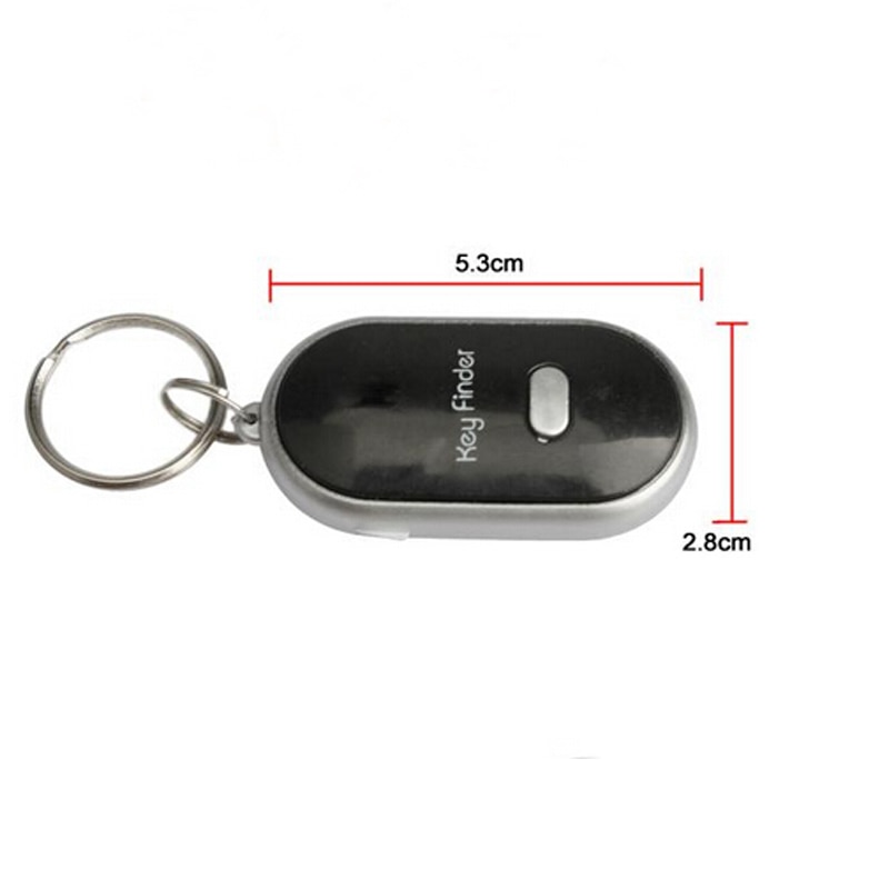 Anti-Lost Wireless Smart Activity Trackers Key Finder Locator Keychain Whistle LED Light Torch Controlled Sound Control