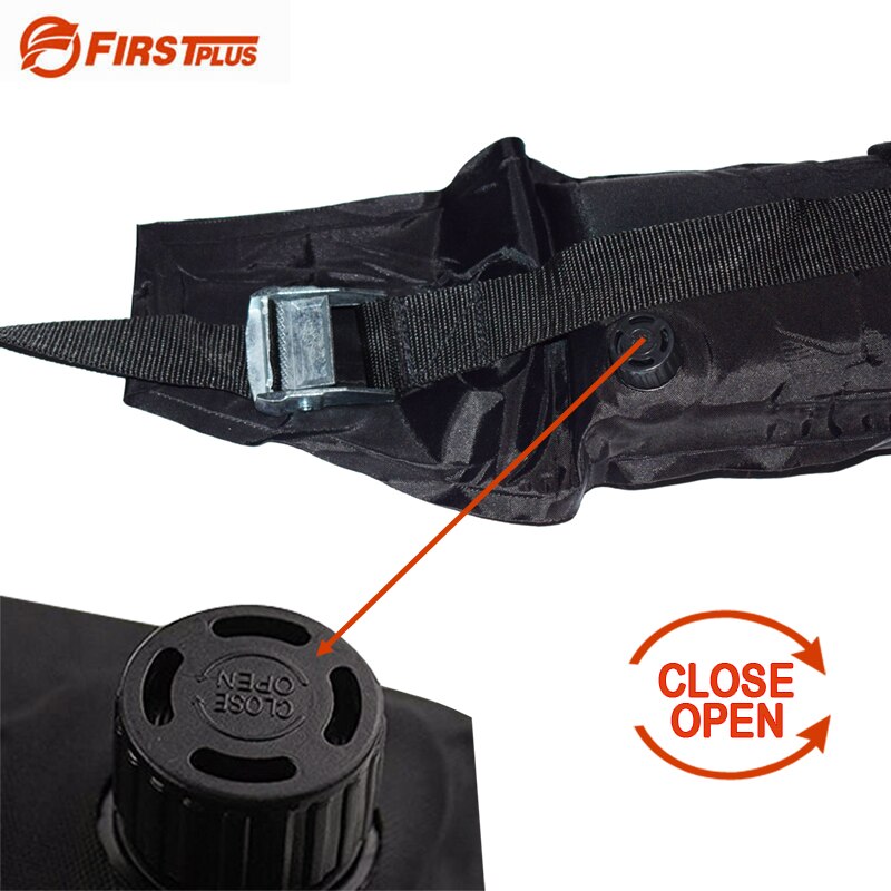 2 x Universal Car Inflatable Roof Rack Luggage Carrier Surfboard Paddleboard Anti-vibration with Adjustable Heavy Duty Straps