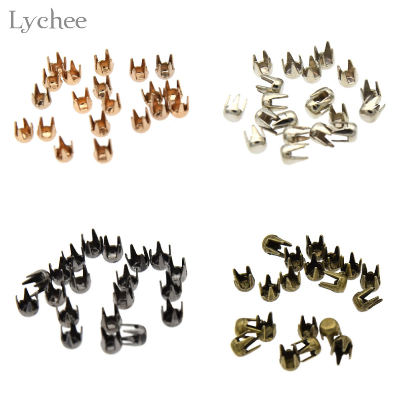 Mini remaches redondos de Lychee, accesorios para coser álbumes de recortes, DIY, 20 Uds.