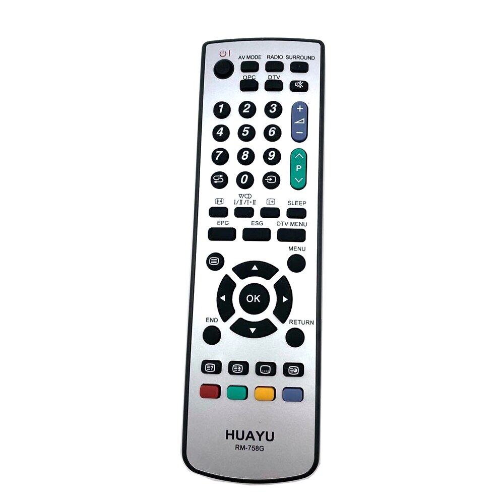 For Sharp LCD TV remote control RM-758G Universal GA481WJSA GA520WJSA 010150 010490 Retail
