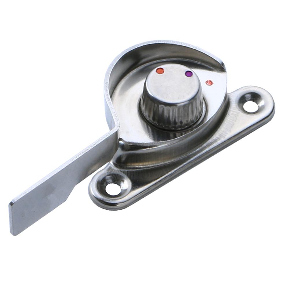 Stainless steel window lock insurance anti-theft aluminum alloy window crescent lock plastic sliding door translation window loc