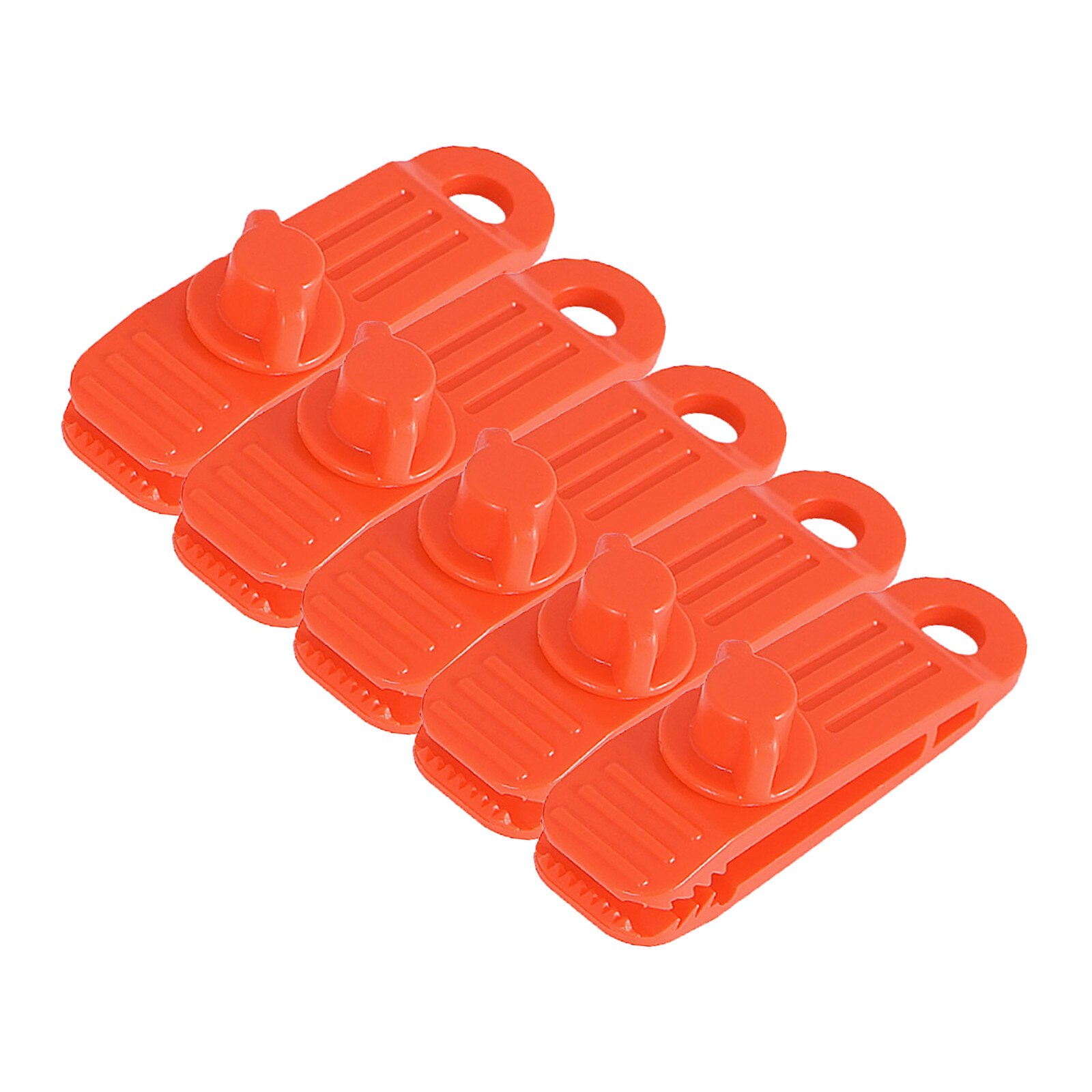 1pc 5PCS/pack Plastic Tent Clips Camp Tent Tarp Clips Outdoor Camping Canopy Kit Awning Set Canvas Tighten Tool Snap Rope Buckle: RD 5PCS