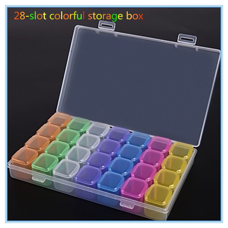 5D DIY Diamant Schilderen Vergrootglas Desktop LED Leeslamp Grote Lens Vergrootglas Diamond Mozaïek Verlichting Gereedschap: Rood / 2PCS