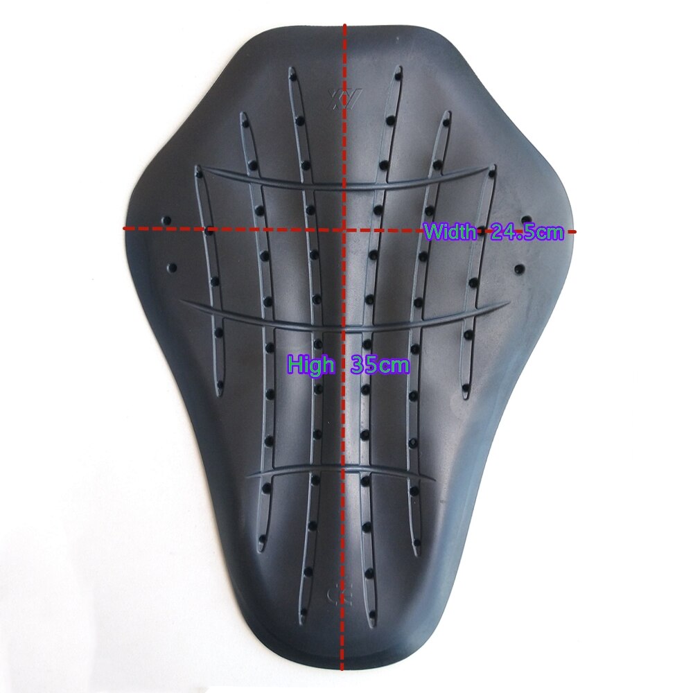 Veste de moto avec Insert de protection dorsale, équipement de protection de la colonne vertébrale, certifié CE, haute élasticité, épaisse