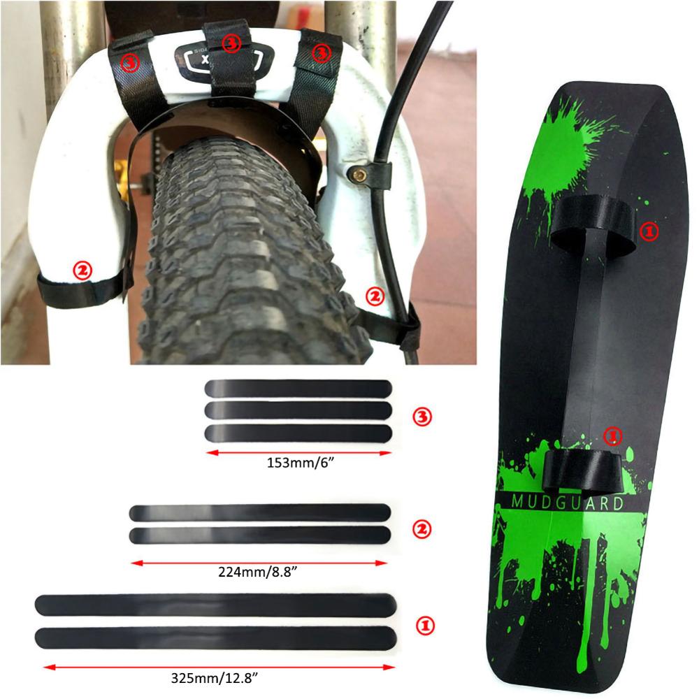 Fiets Spatbord Mtb Mountainbike Road Fiets Voor Achter Spatbord Fender En Front Clip-On Fiets Down Buis Spatbord set'