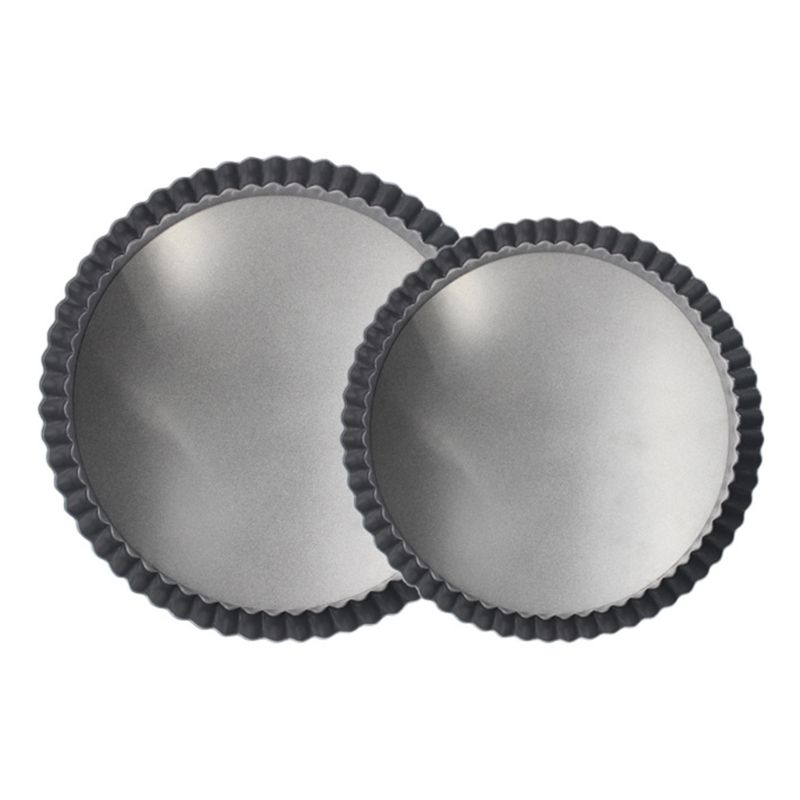 YFairy 4/6/8 Inch Non Stick Pie Pizza Cake Pan Tart Mold Removable Bottom Baking Pastry - Used for Making Pizza, Pie, Cake