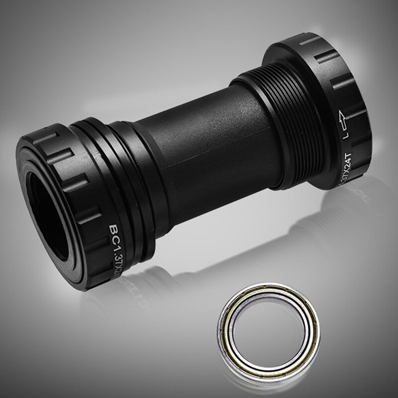 Bike Bottom Brackets Set Sealed Bearing Thread Type 68 73Mm BSA68 BB91 Shell Axis MTB Road Bike Bottom Bracket,Black