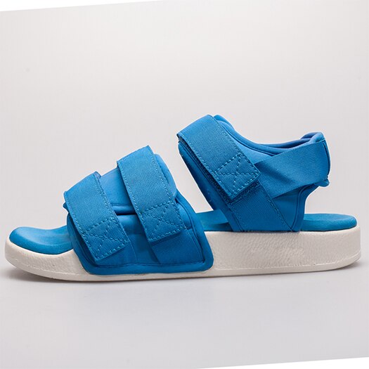 Schoenen zwarte sneakers mode ademende heren sandalen zomer outdoor riem platte sport blauw casual inheemse open teen: 39