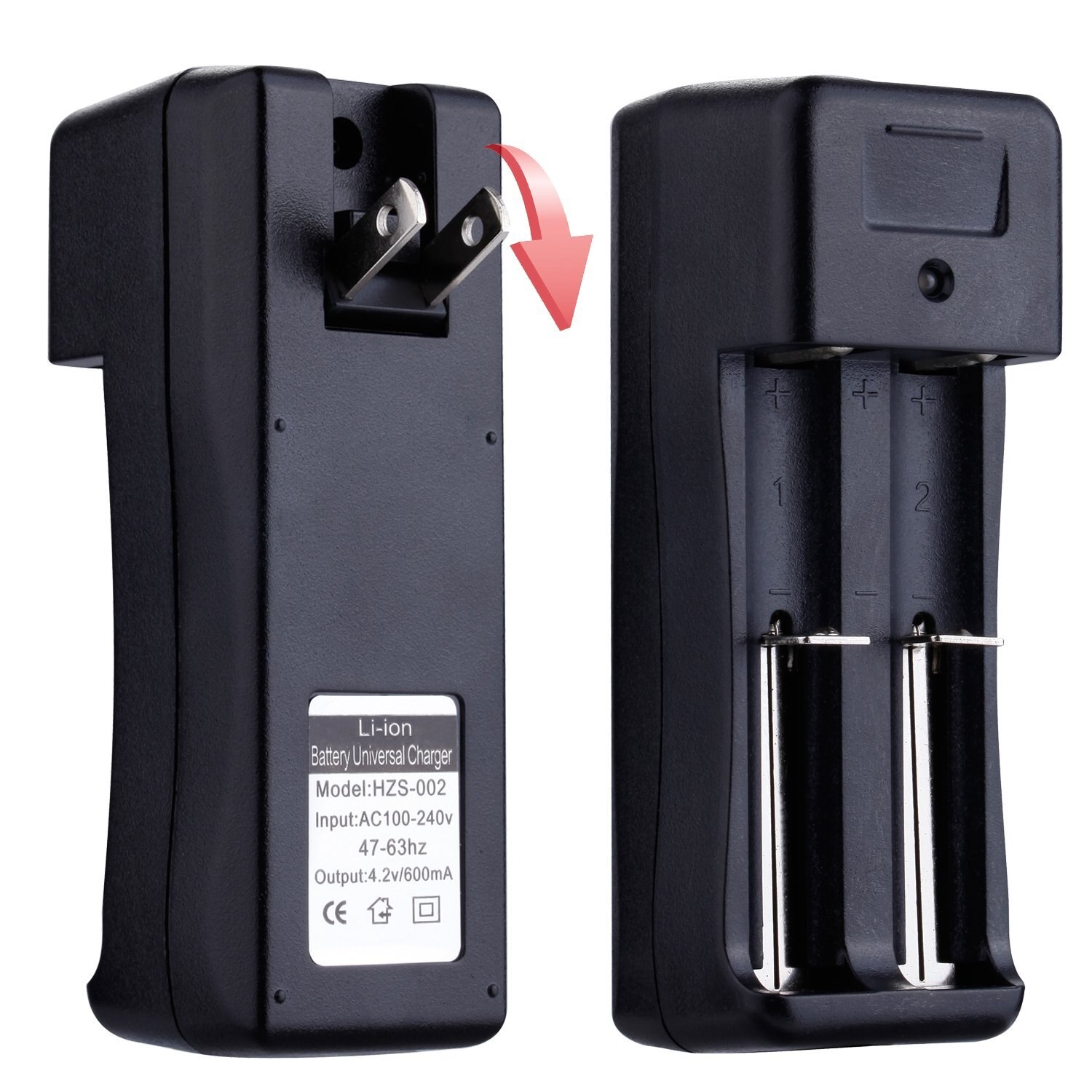 GTF 4 stücke Wiederaufladbare Lithium li-Ion 18650 Batterien 3,7 V 4200mAh Batterie Universal- 18650 16340 Ladegerät uns/EU stecker