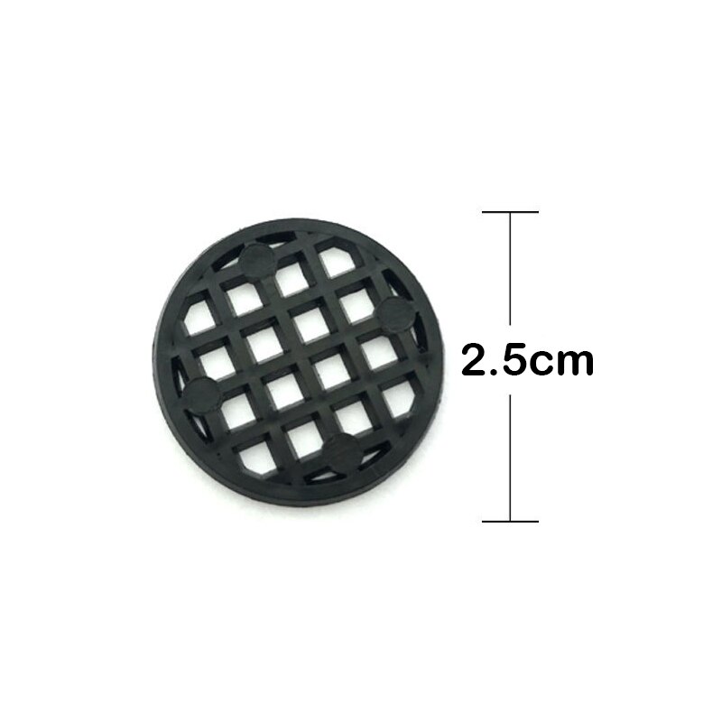 20Pcs Bottom Grid Mat Multi-function Flowerpot Mesh Pad Hole Mesh Mats Bonsai Basin Bottom Breathable Gasket Gardening Accessori: 2.5CM