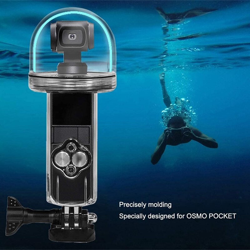 Sports Action Camera Waterproof Case for DJI Osmo Pocket Housing Case Shell Diving 60M Method of Coperation